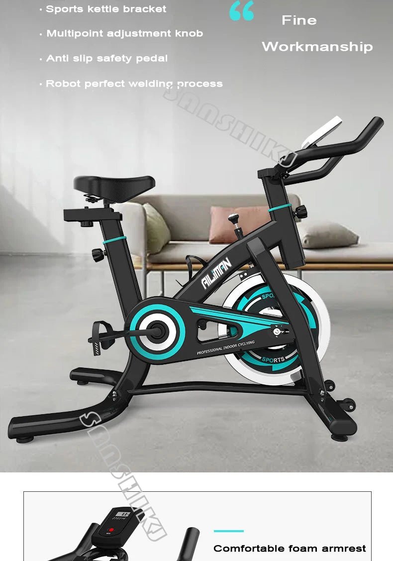 Indoor Fitness Spinning Bike with Bluetooth - AURA