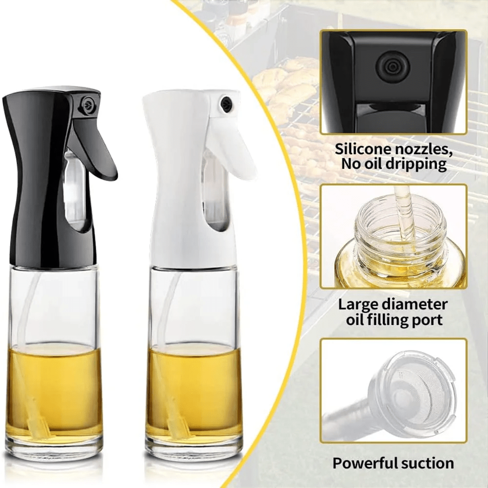 Oil Spray for Cooking - Olive Oil Dispenser Bottle Sprayer - AURA