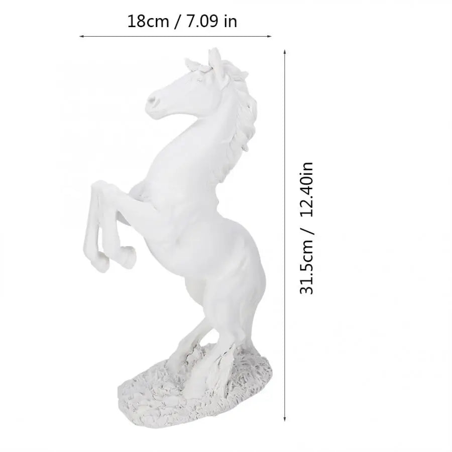 European Style Horse Sculpture Home Desk Decor Ornament Photograph Props - AURA