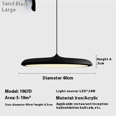 Dining Room Chandelier Macaron Flying Saucer Artistic Lamp - AURA