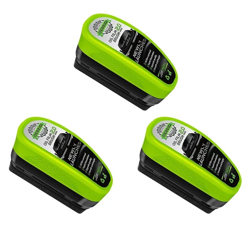 Car glass oil film wipe, front windshield side window - AURA