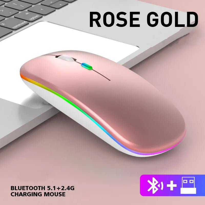 Tablet Phone Computer Bluetooth Wireless Mouse - AURA