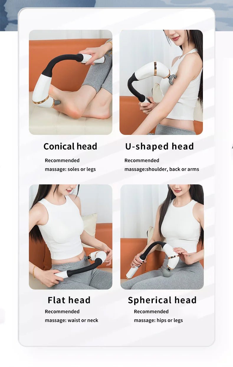 Smart Fascia Gun Electric Massager Massage Hammer - AURA