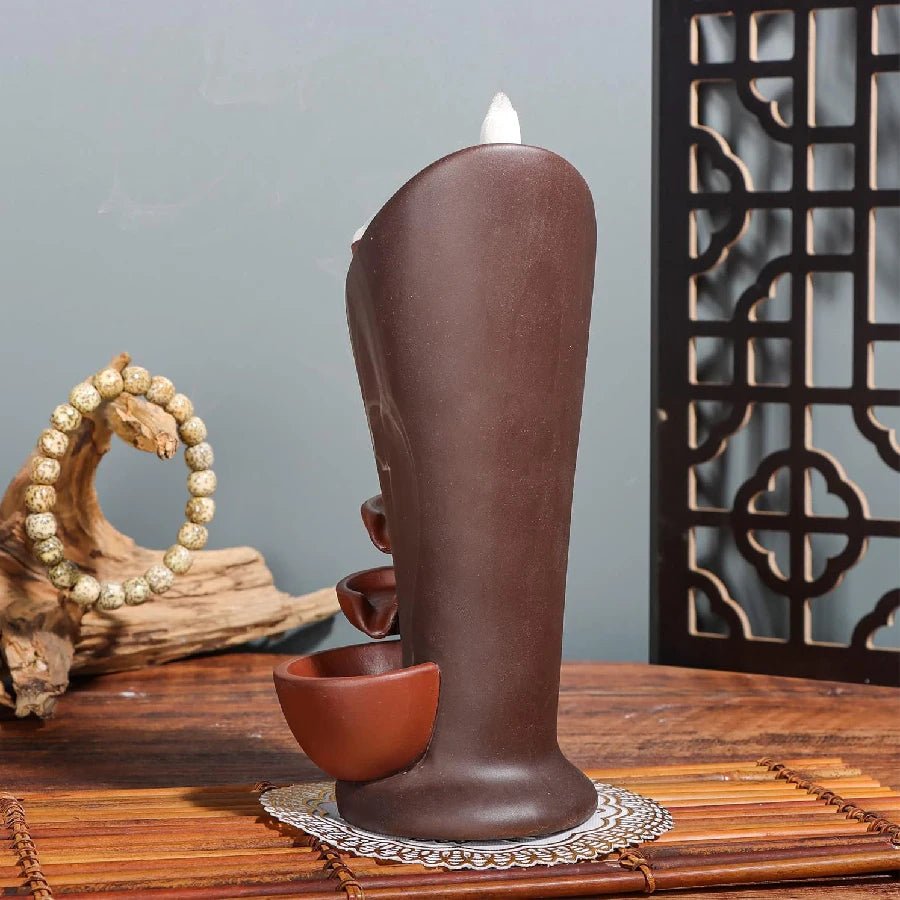 Reflux incense burner bracket, handmade statue decoration - AURA