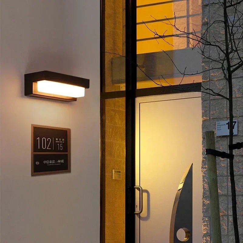 LED Outdoor Solar Wall Lights Waterproof Solar Light Balcony Villa Doorway Courtyard - AURA
