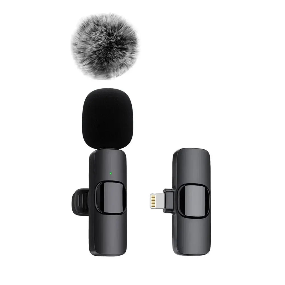 NEW Wireless Lavalier Microphone Audio Video Recording Mini Mic - AURA