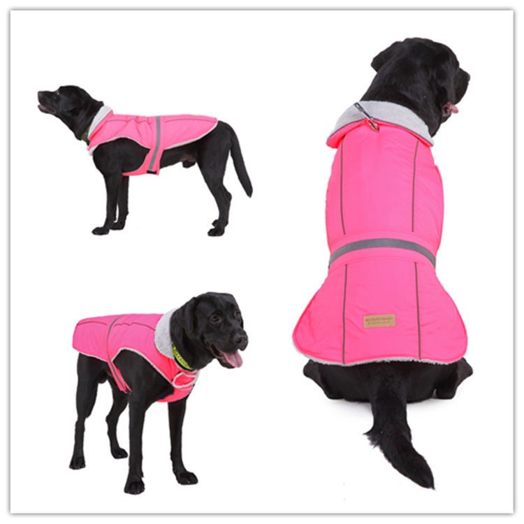Pet clothes winter clothes night reflective pet clothes - AURA