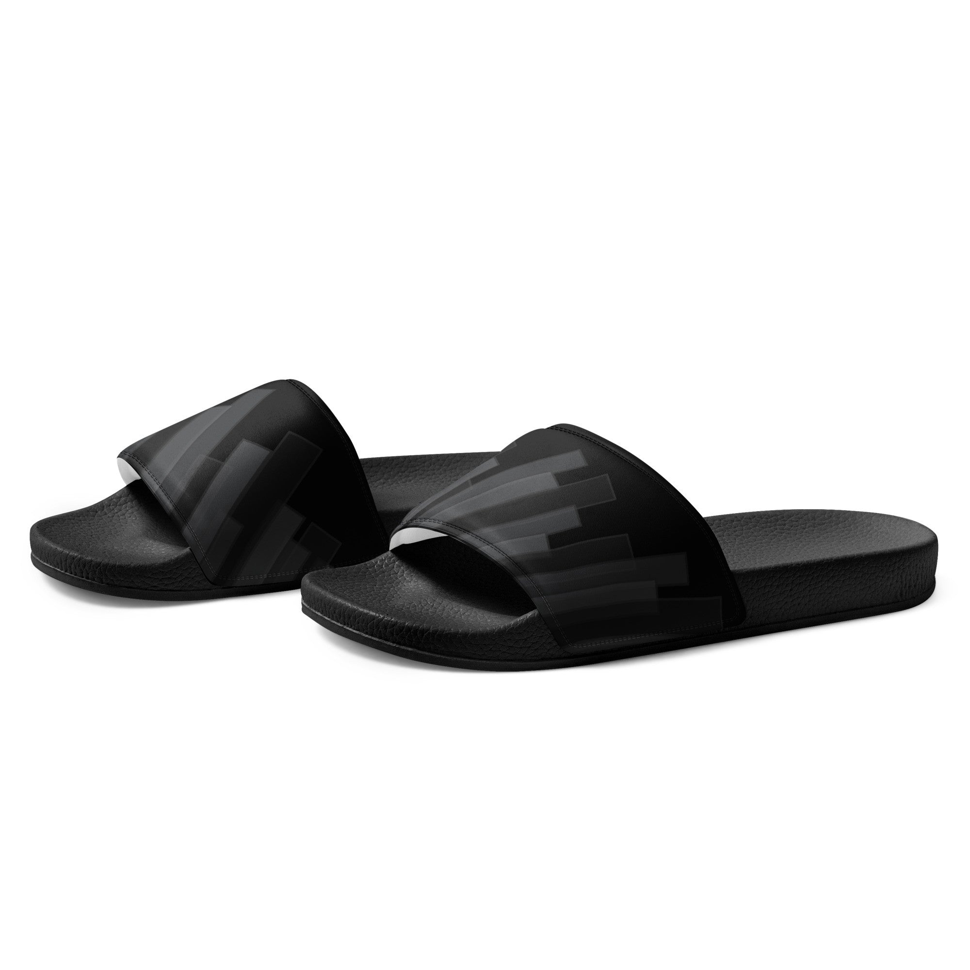 Vizzi - Men's Slides - 02 Black C - AURA