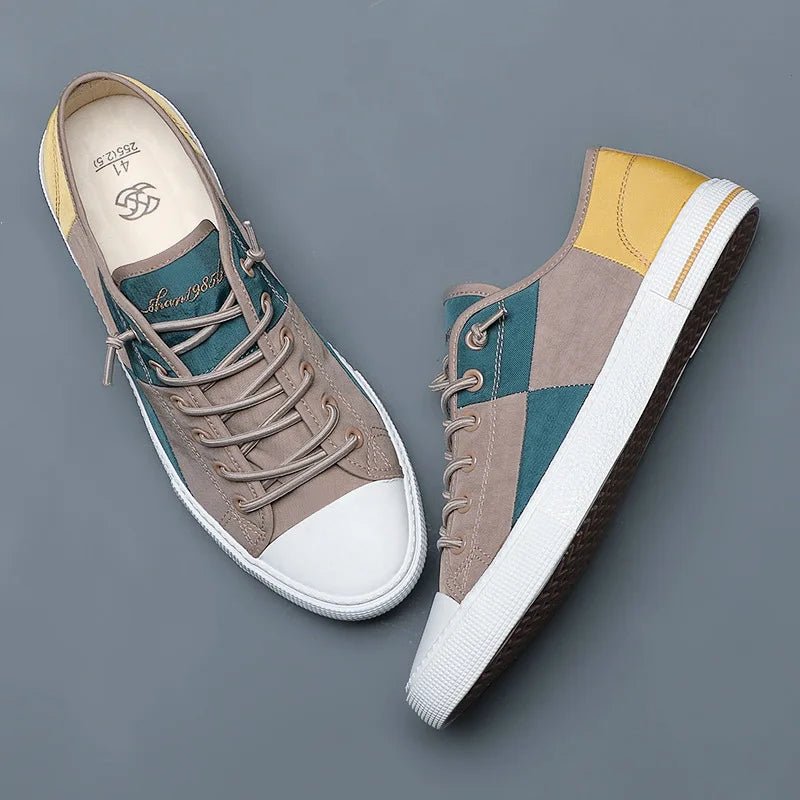 2021 Men Casual Shoes Mens Canvas Shoes for Men Shoes Men Fashion Flats Brand Fashion Men's Driving Shoes Men Sneakers - AURA