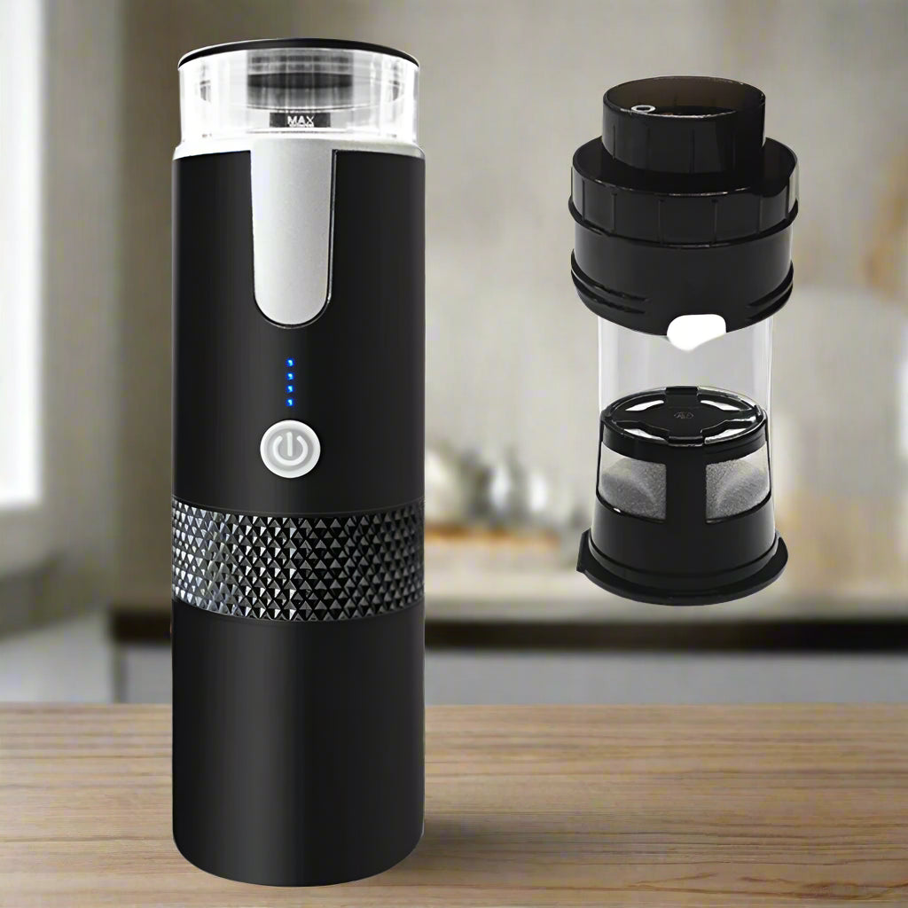 Portable Electric Espresso Coffee Maker Machines 6oz Single Serve with Cup Coffee - AURA