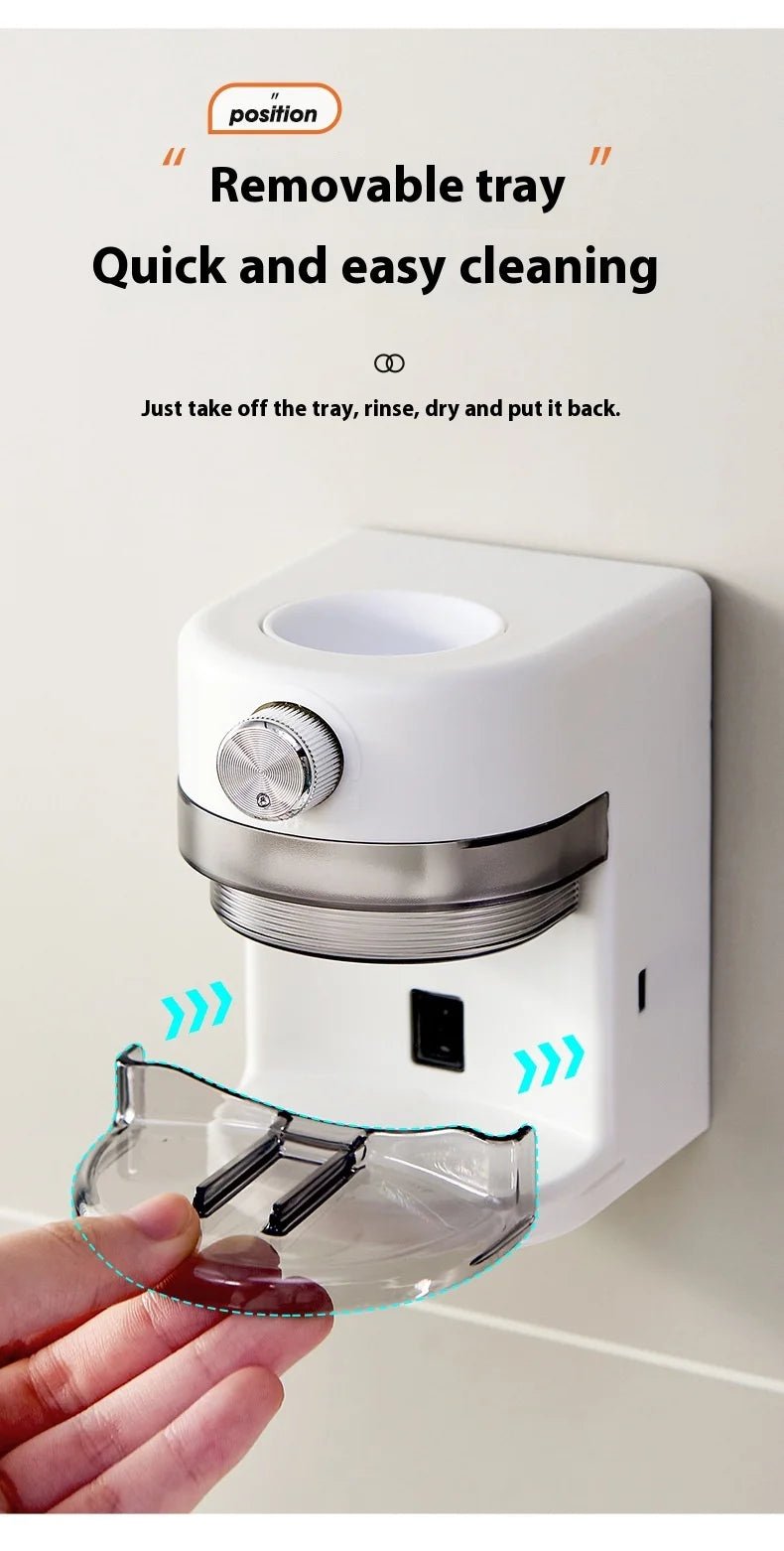 Wall Mounted Automatic Toothpaste Dispenser Adjustable - AURA