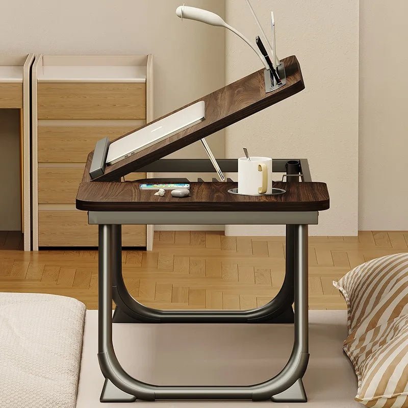 Bed Desk, Adjustable Computer Desk, Foldable Laptop, Bedside Table - AURA