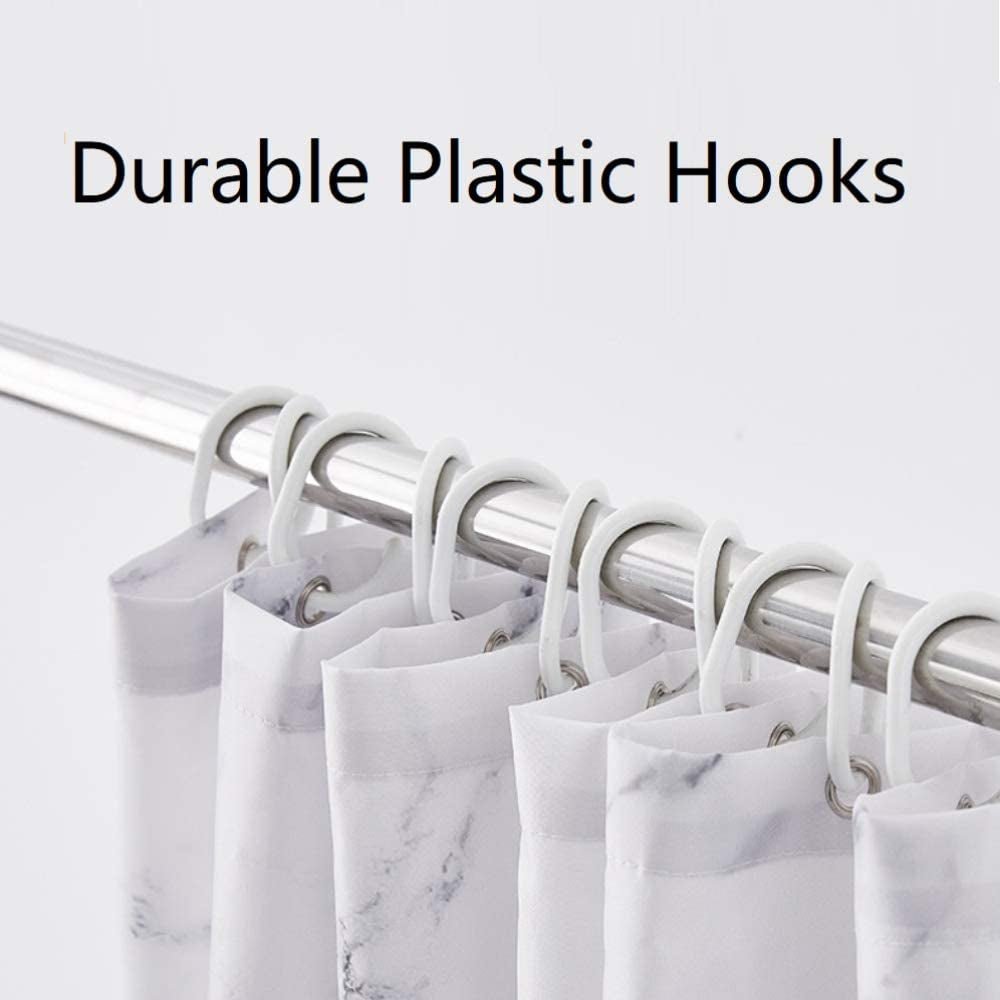 Marble Bathroom Shower Curtain - AURA