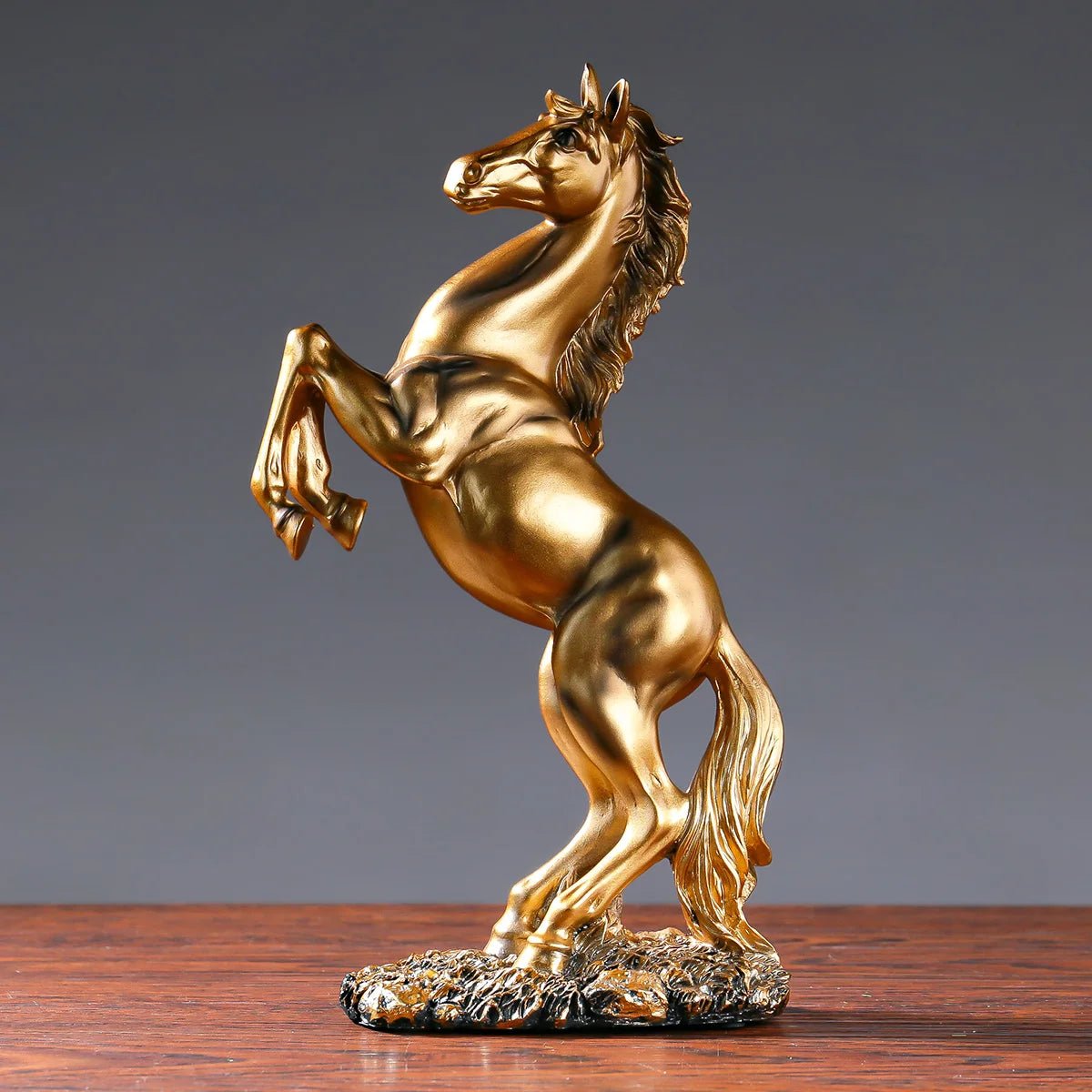 European Style Home Resin Victory Horse Statue - AURA