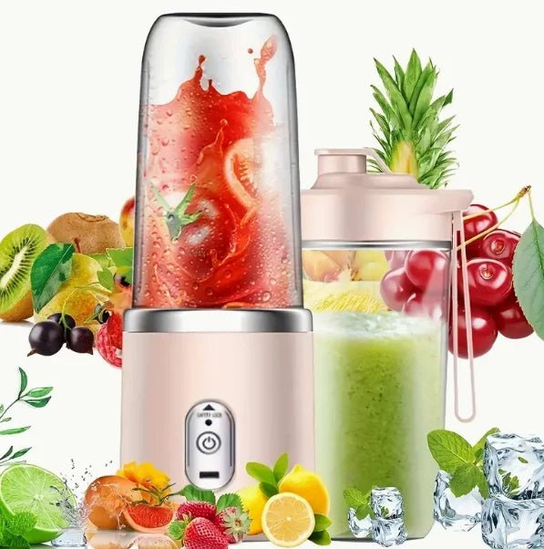 Portable Electric USB Juicer Blender, Double Cup - AURA