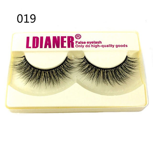 Mink Eyelashes 25mm Wispy Fluffy Fake Lashes - AURA
