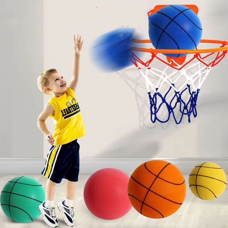Silent High Density Foam Sports Ball Indoor Mute Basketball - AURA