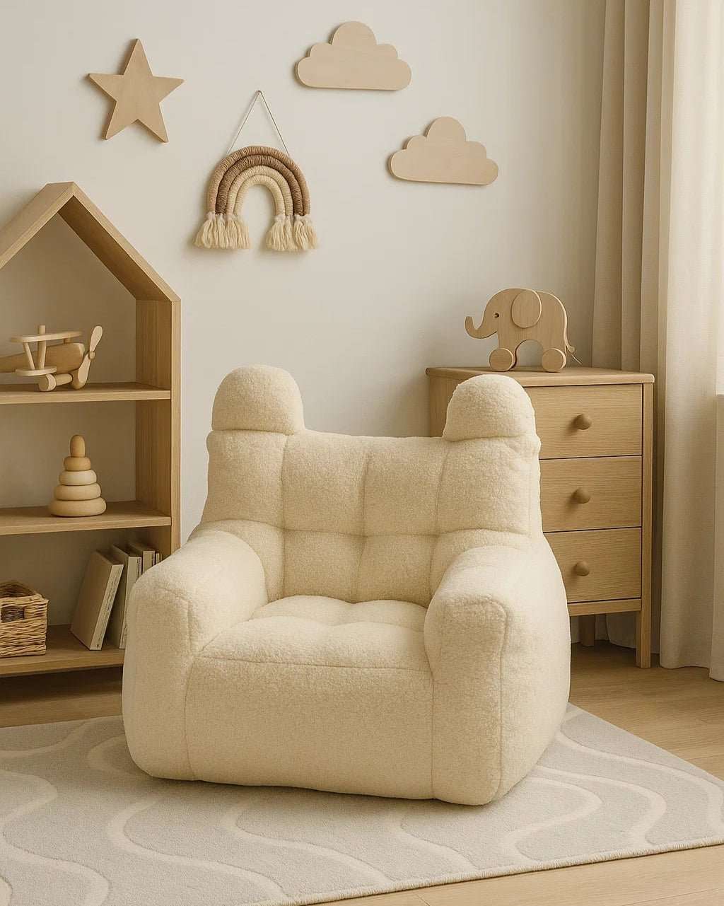 Bear Shaped Lazy Sofa Bean Bag - AURA