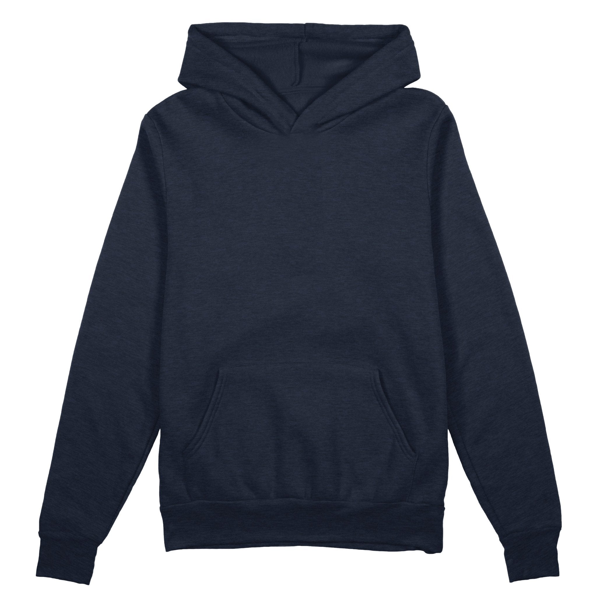 Unisex Plain Hoodie, True Navy - AURA