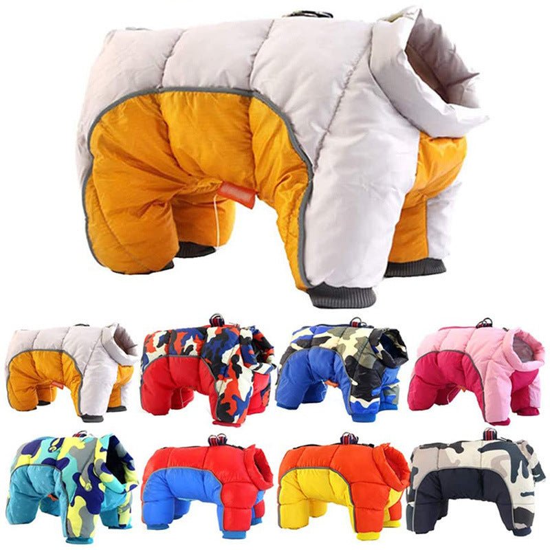Pet Dog Winter Clothes Thick Warm Down Jacket Teddy Cotton Coat - AURA