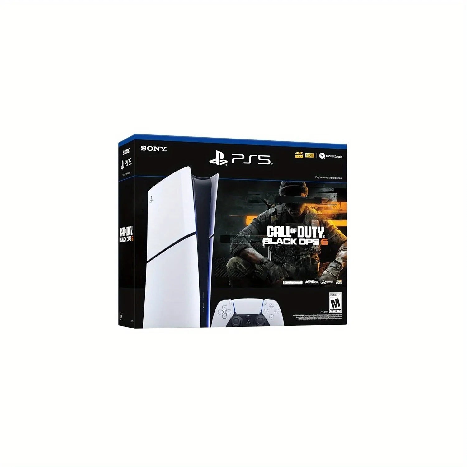 Playstation 5 Digital Edition – Call of Duty: Black Ops 6 Bundle (model group – slim) - AURA