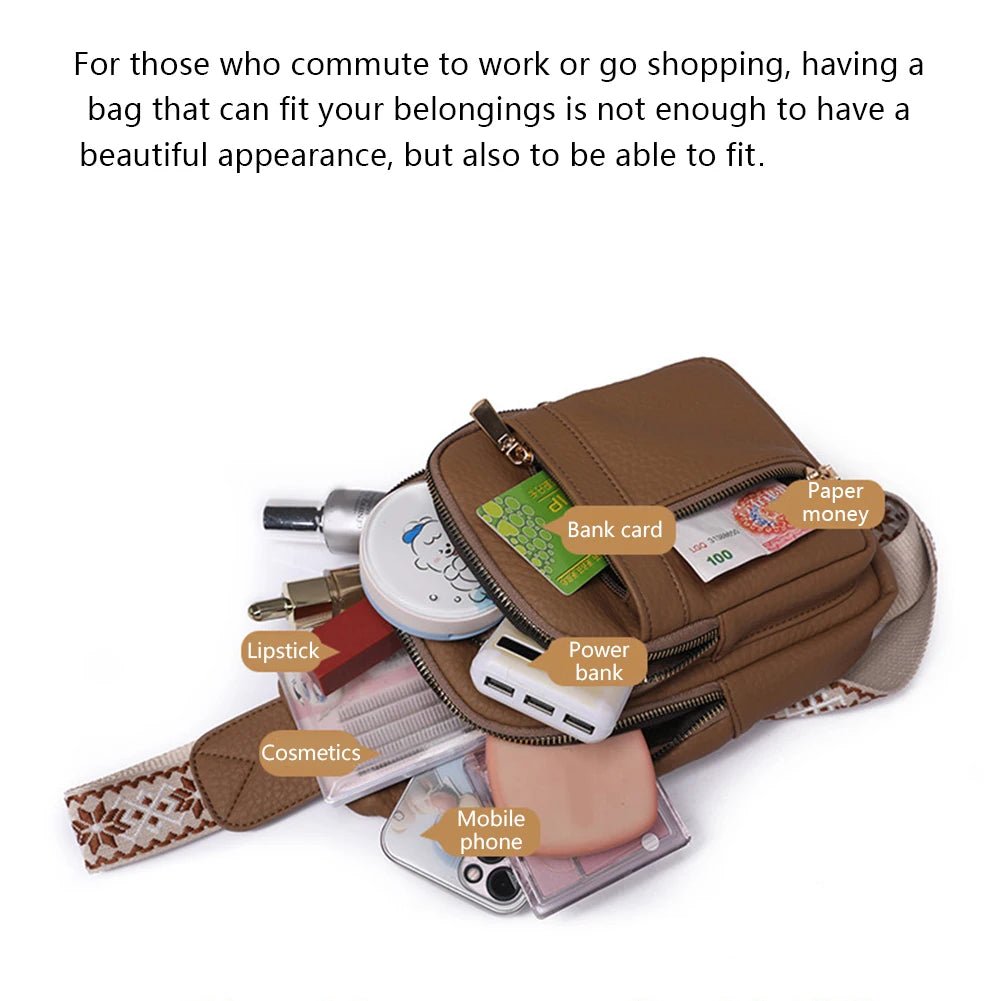 Anti - Theft Cross - body Bag Fashion Travel Sling Chest Bag - AURA