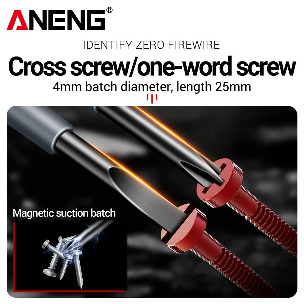 ANENG B05 Word/cross Screwdrivers Neon Bulb Indicator Meter Electric Pen - AURA