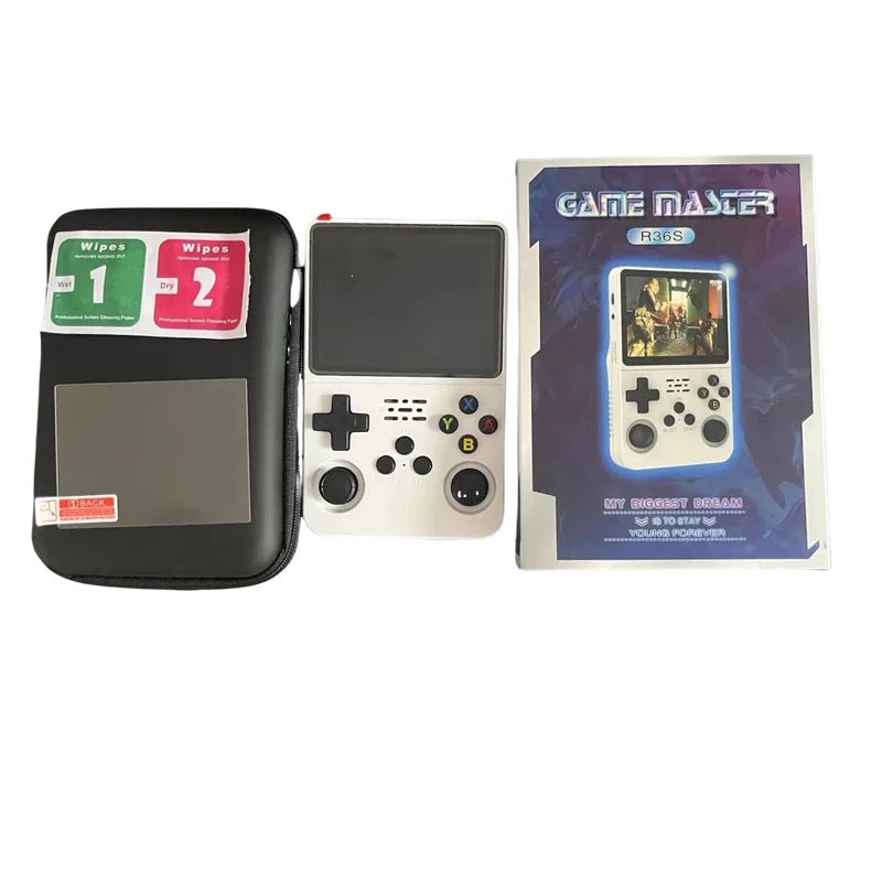 Console R36s 128gb Retro Handheld Video Game Console 3.5inch for Kids - AURA