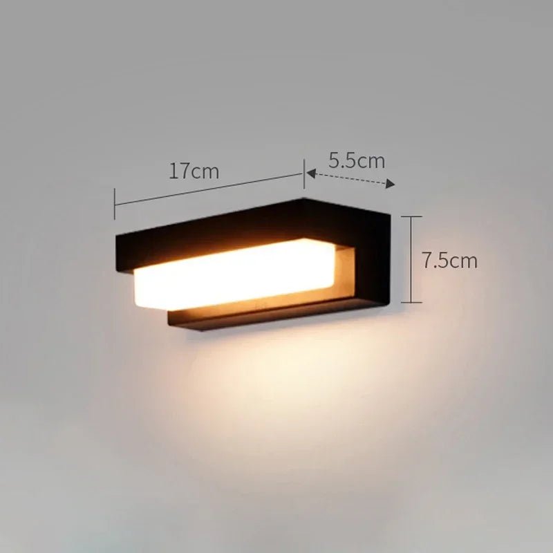 LED Outdoor Solar Wall Lights Waterproof Solar Light Balcony Villa Doorway Courtyard - AURA