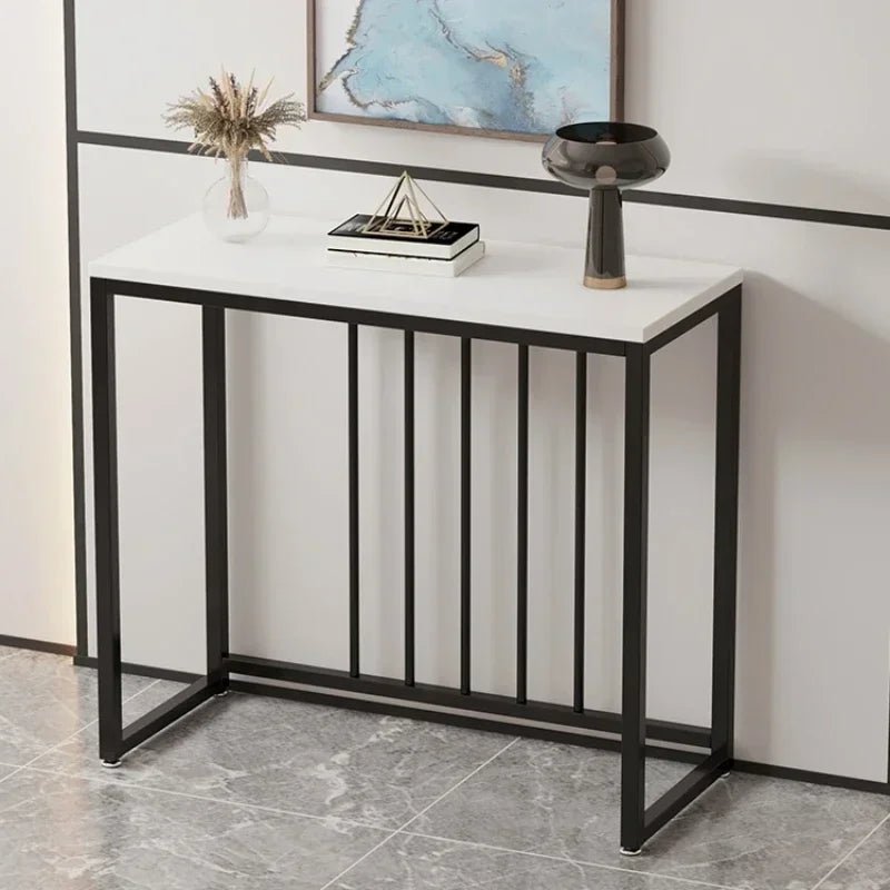 Modern Home Console Table High - looking and Light Luxury Storage Display Shelf - AURA