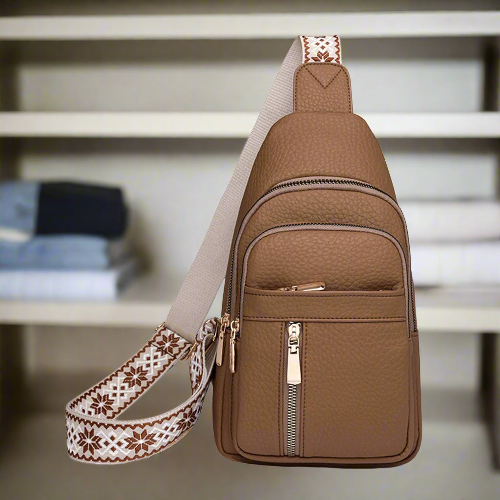 Anti - Theft Cross - body Bag Fashion Travel Sling Chest Bag - AURA