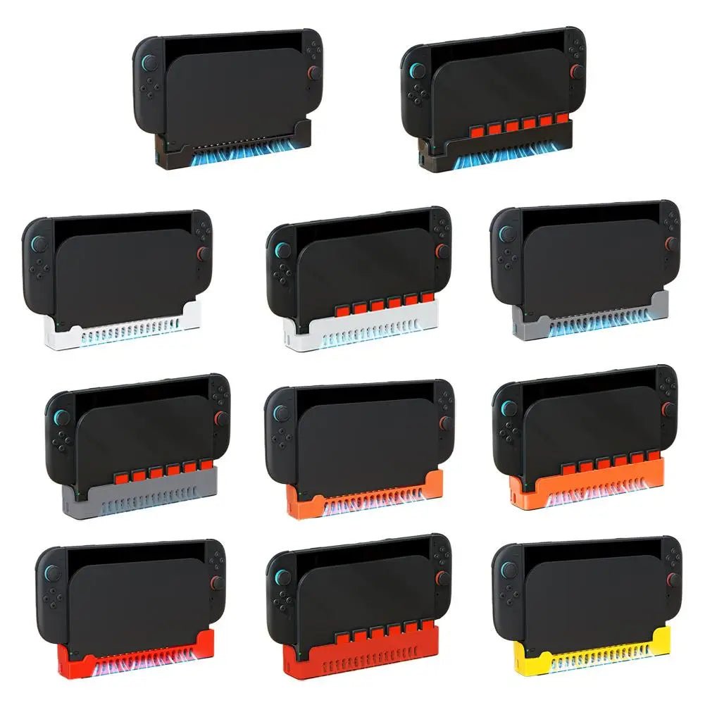 Console Cooling Fan Gaming Console For Switch2 Host Cooling Base Console - AURA