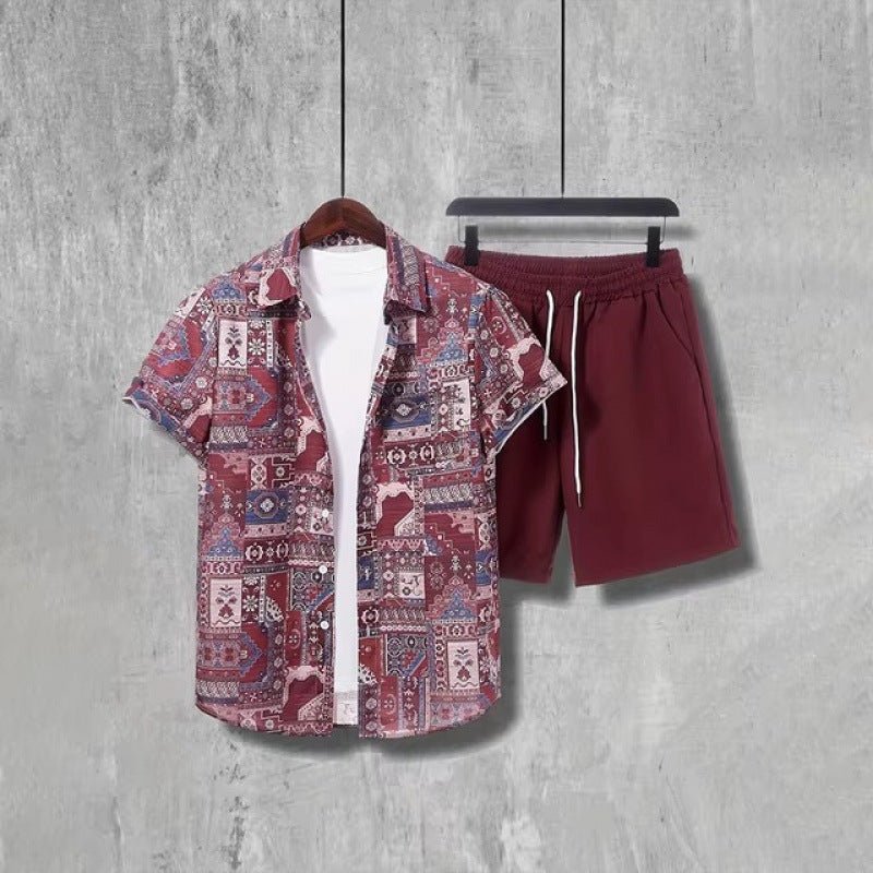 Men's Fashion Personality 3D Digital Printing Suit - AURA