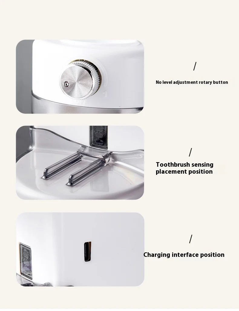 Wall Mounted Automatic Toothpaste Dispenser Adjustable - AURA