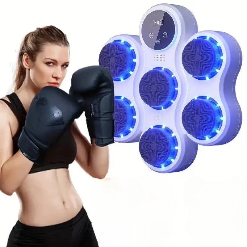 Music Boxing Machine Electronic Wall Target Smart Home Fitness - AURA