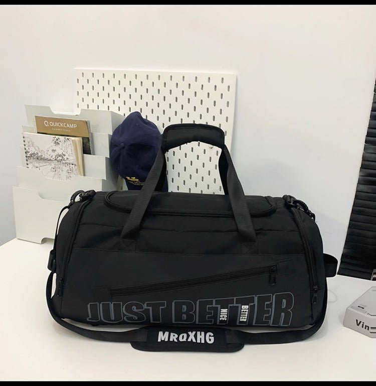 Fitness Bag For Men, Large Capacity Lightweight Luggage Bag For Women, Short Distance Dry Wet Separation Sports Travel Bag, Handbag, Backpack - AURA