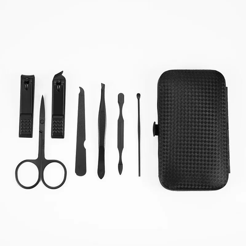 7/10/12/18/20/24PCS Set Professional Manicure Set Kits Stainless Steel Fingernail - AURA