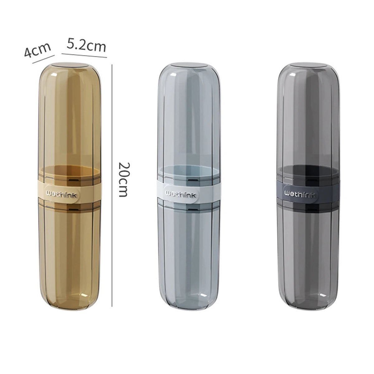 Portable Toothpaste Toothbrush Protect Holder Case Travel Camping - AURA