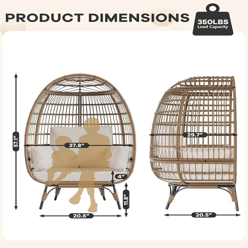 Oversized Egg Chair for Outdoor - AURA