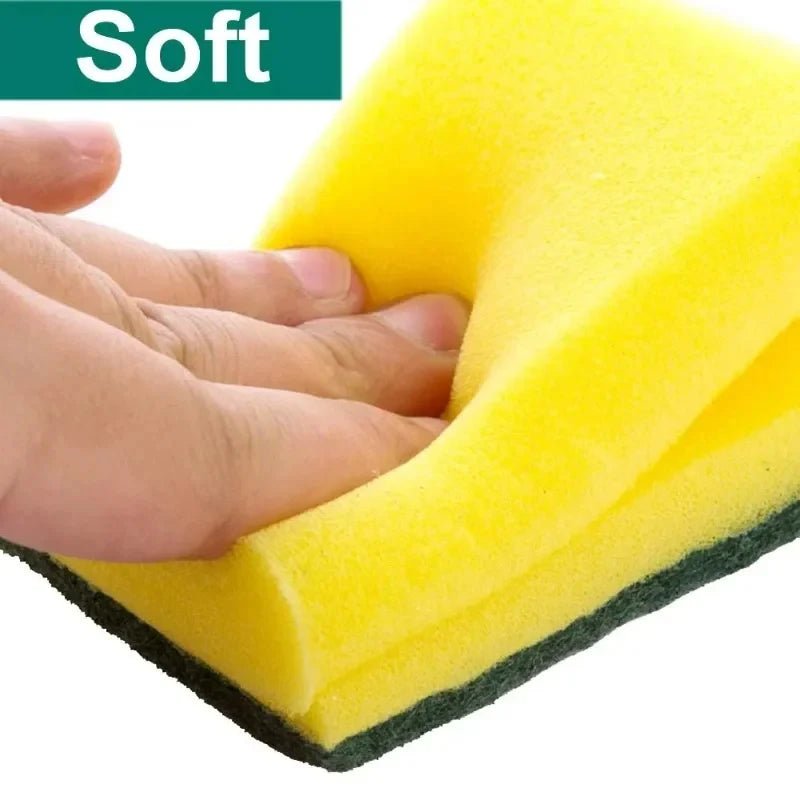 Double sided magic sponge for motorcycles, pots, and kitchens - AURA