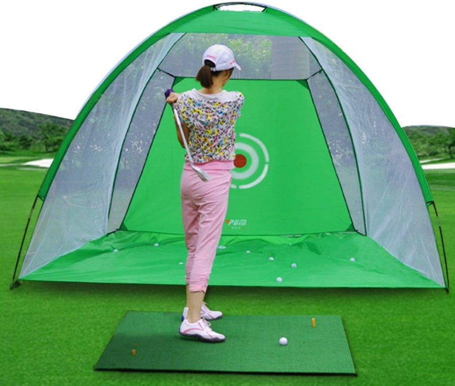 Golf Practice Net Tent Golf Hitting Cage Garden Grassland Practice Tent - AURA