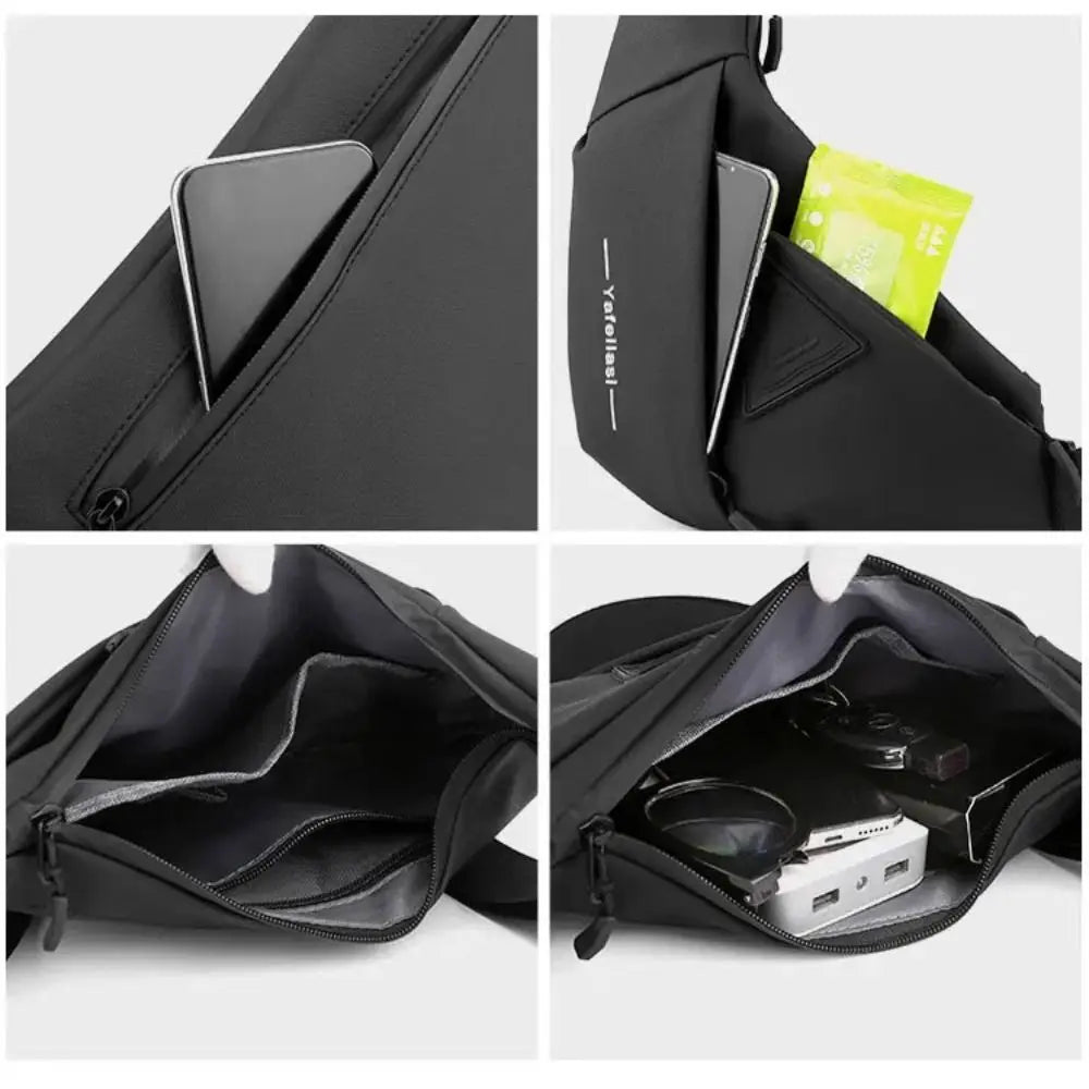 Men Sling Chest Bag 2024 Anti Theft Mini Travel Bag - AURA