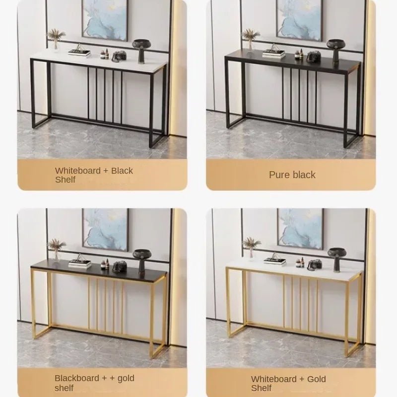 Modern Home Console Table High - looking and Light Luxury Storage Display Shelf - AURA