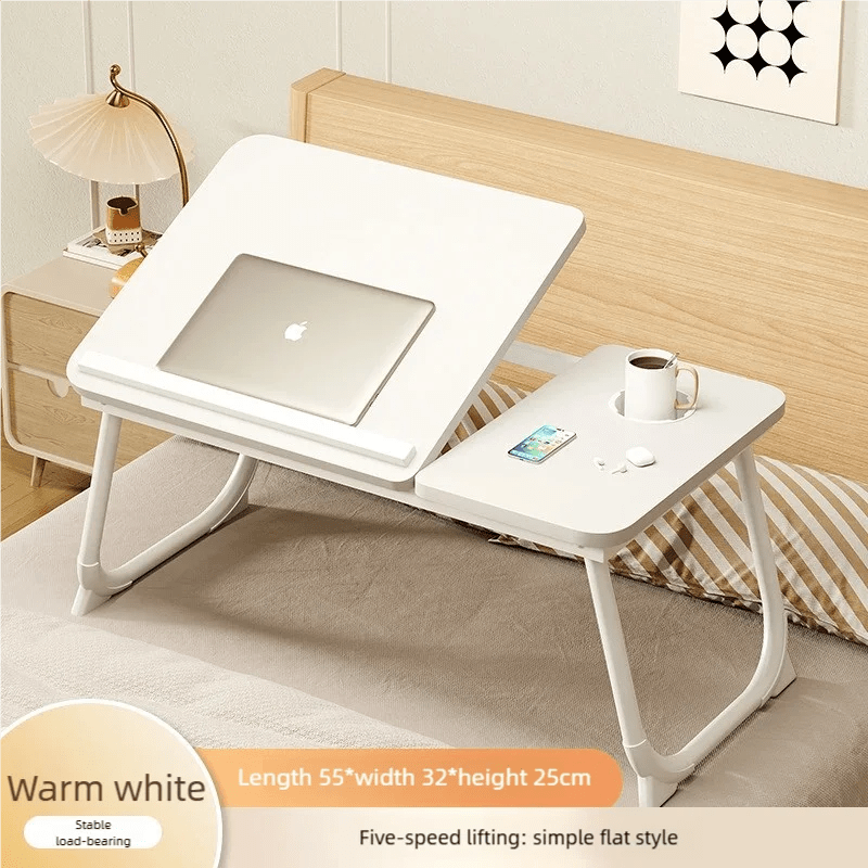 Bed Desk, Adjustable Computer Desk, Foldable Laptop, Bedside Table - AURA