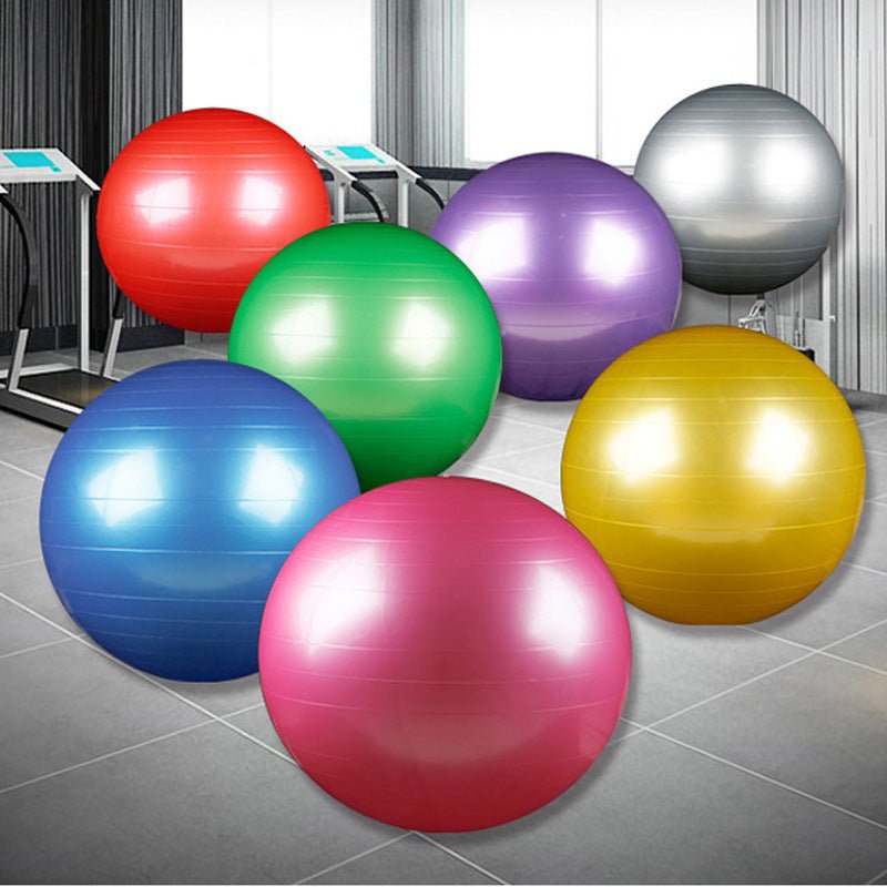 Yoga Ball Fitness Beginner Children Exercise More Gymnastics Glossy Ball - AURA