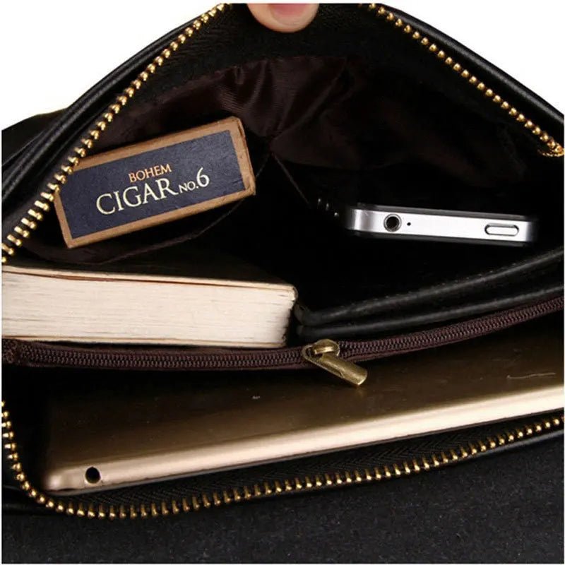 Polo messenger bag men casual business men briefcase - AURA