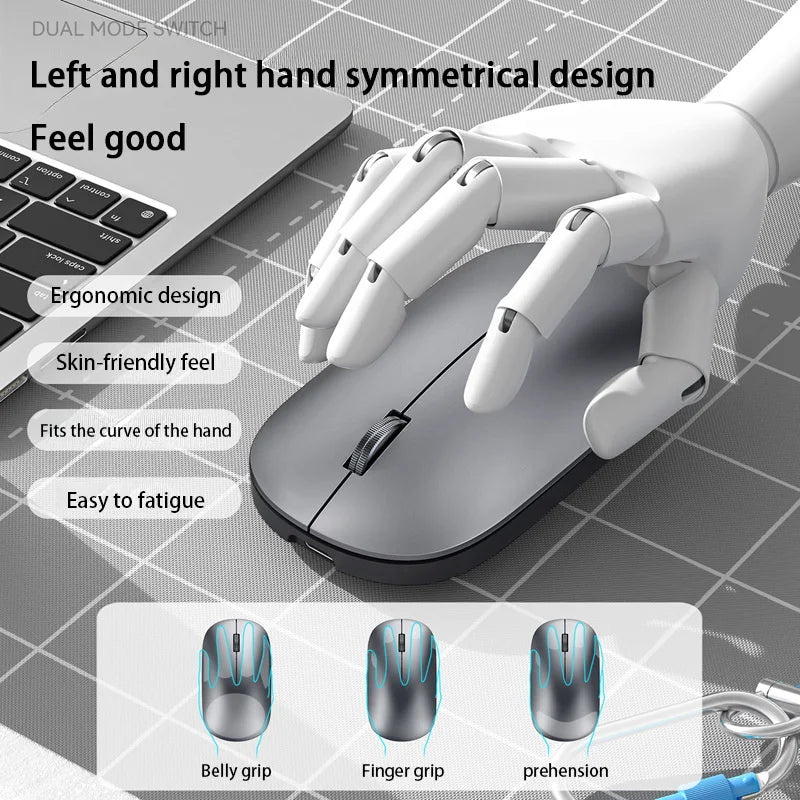 Xiaomi Bluetooth Wireless Mouse Dual Mode DPI Adjustable 2.4G Type - C - AURA