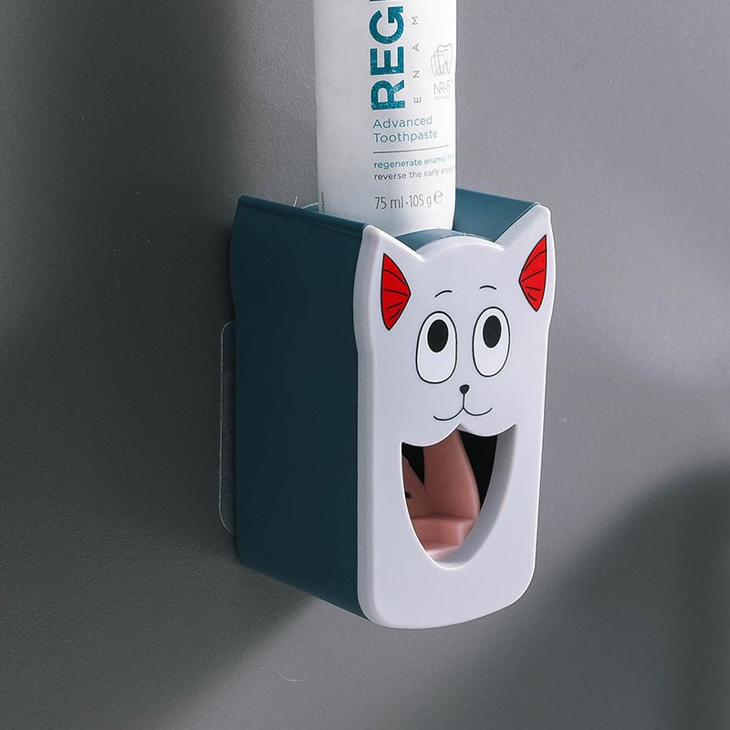 Toilet Toiletries Punch - free Children's Cartoon Toothpaste Dispenser - AURA