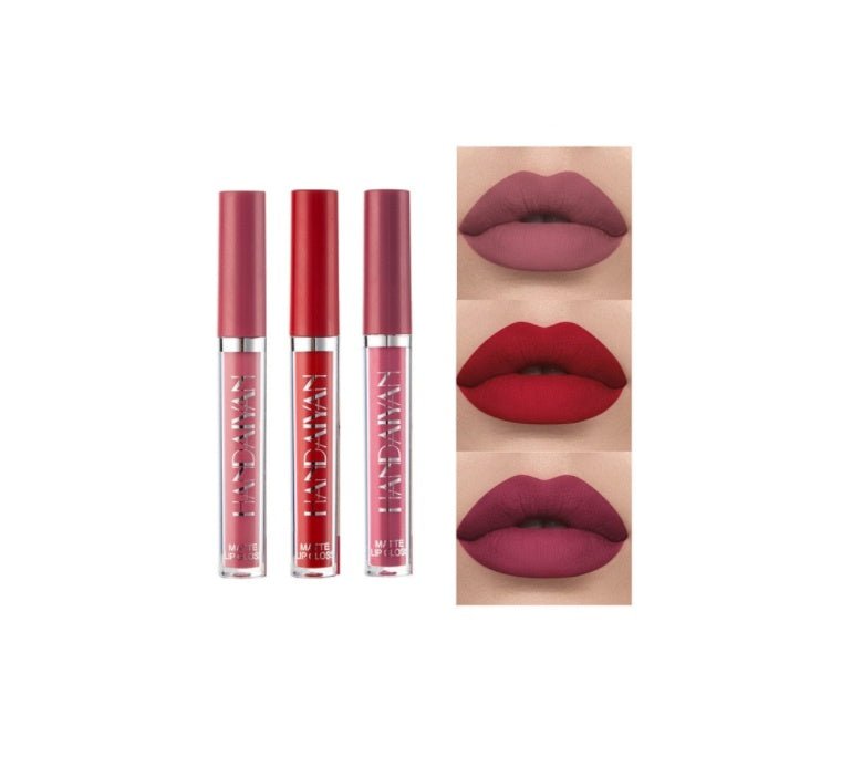 Matte Non - stick Cup Lip Gloss, Non - fading Matte Liquid Lipstick - AURA