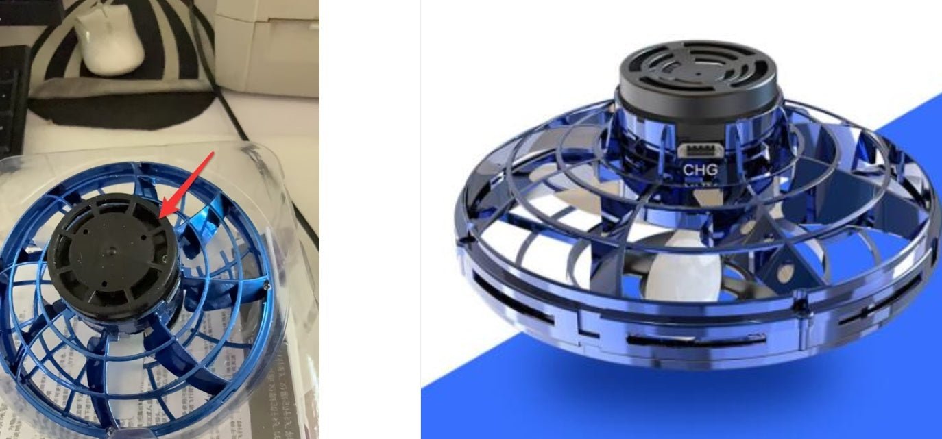 Rotating Flying GyroAircraft Induction Drone Toy - AURA